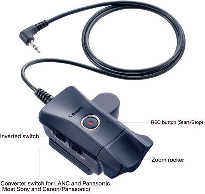 Libec Zc-lp Remote Control Zoom Lanc Panasonic Cameras