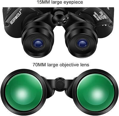 Waterproof Binoculars Borwolf Night
