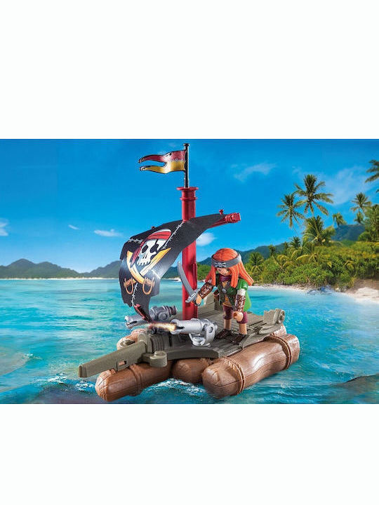 Easter Candle with Toy Pirates Pirate Raft with Cannons for Ages 4-10 Playmobil