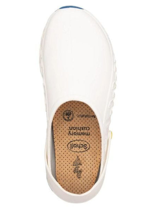 Scholl Anatomic White Clogs