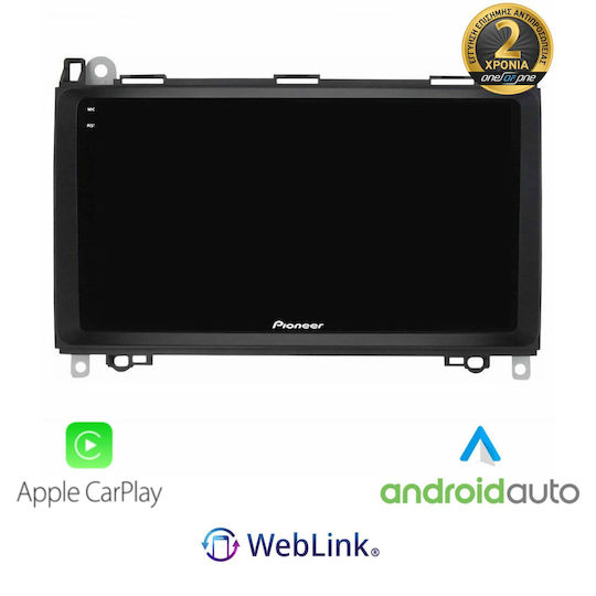 Pioneer Car Audio System for Mercedes-Benz B Class Sprinter Vito Viano 2015-2019 Bluetooth USB Wi-Fi GPS Apple CarPlay Android Auto with 9 Inch Touch Screen