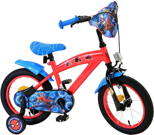 Volare Spiderman 14" Kinder Fahrrad BMX Rot