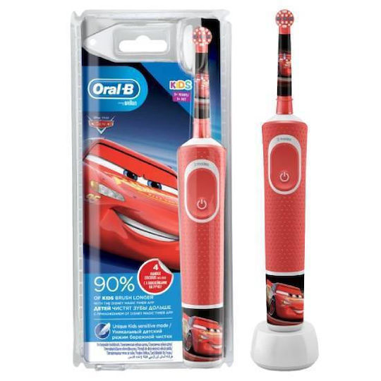 Oral-B Vitality Children's Electric Toothbrush with Timer for 3+ Years Cars