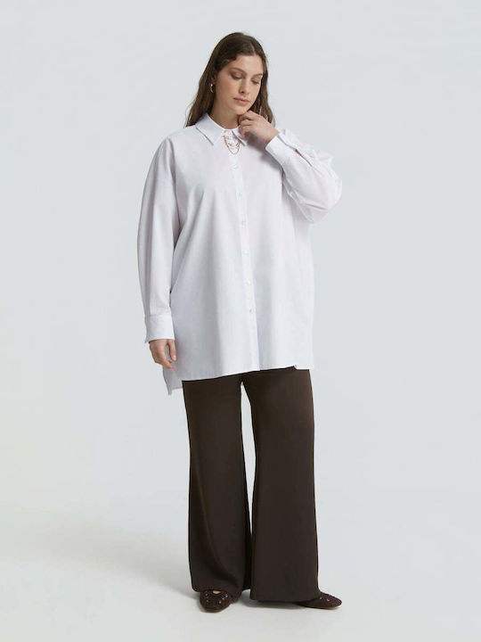 Long Sleeve Women's Shirt White