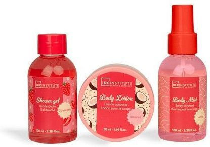 IDC Institute Sweet Swirls Travel Set for Body Cleaning 3 Pieces