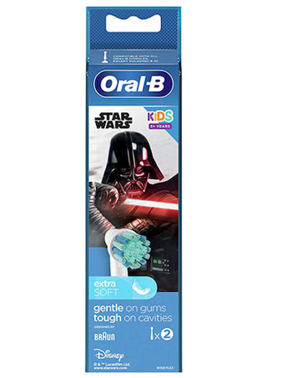 Oral-B Kids Electric Toothbrush Replacement Heads 2 Pieces for 3+ Years