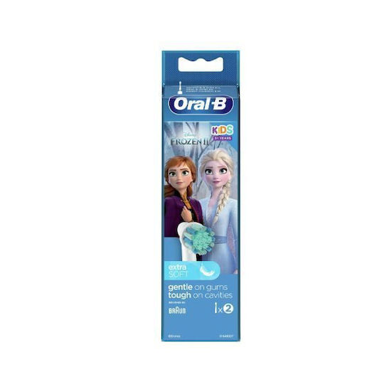 Oral-B Kids Electric Toothbrush Replacement Heads 2 Pieces for 3+ Years Frozen