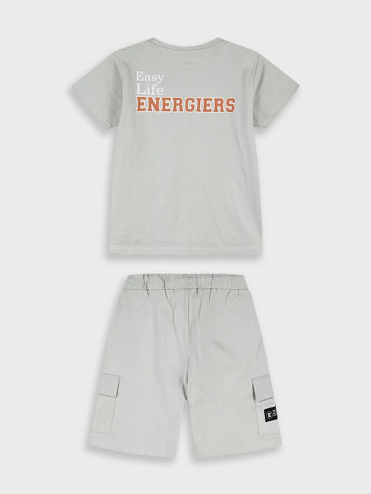 Kinder-Set mit Shorts Sommer 2Stück Beige