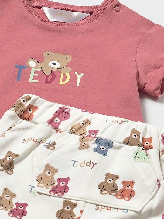 Kids' Set with Shorts Summer 2pcs Terracotta