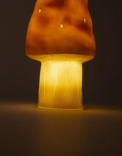 Egmont Lumini LED Lampă decorativă pentru copii Ciupercă Small Roz 15x15x28εκ.