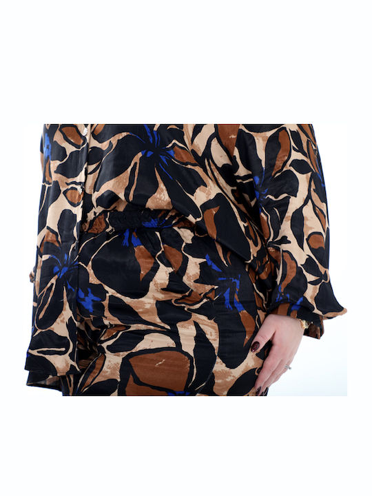 Damen Set mit Hose in Gerader Bein Stil