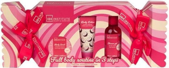 IDC Institute Sweet Swirls Skin Care Set for Moisturizing & Body Cleaning 3 Pieces
