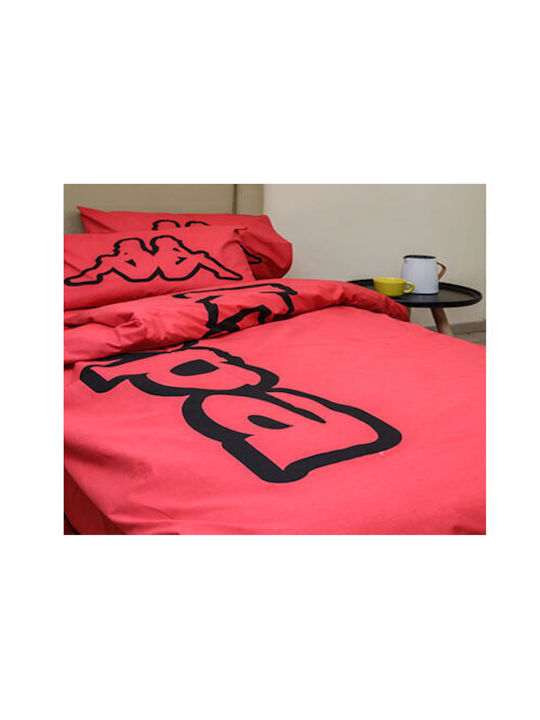 Homeline Kappa 915 Set Kids Duvet Cover Single with Pillowcase Red 170x250cm