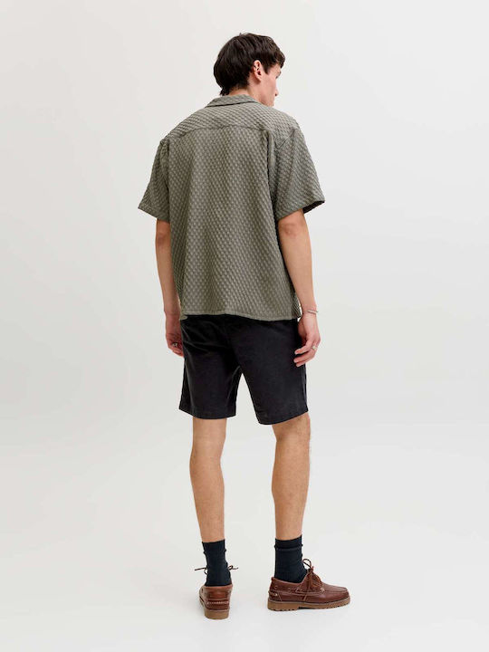 Jack & Jones Αθλητική Ανδρική Βερμούδα Black