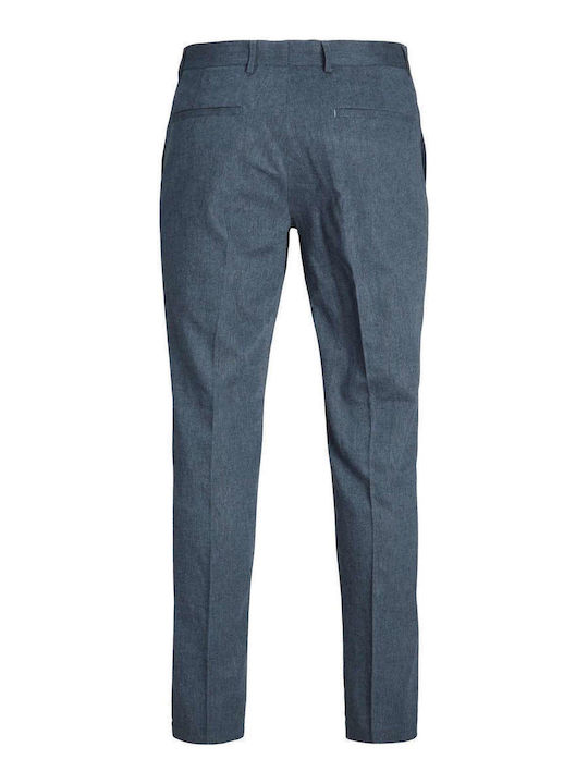 Herrenhosen Chino in Schlank Passform Marineblau Blazer