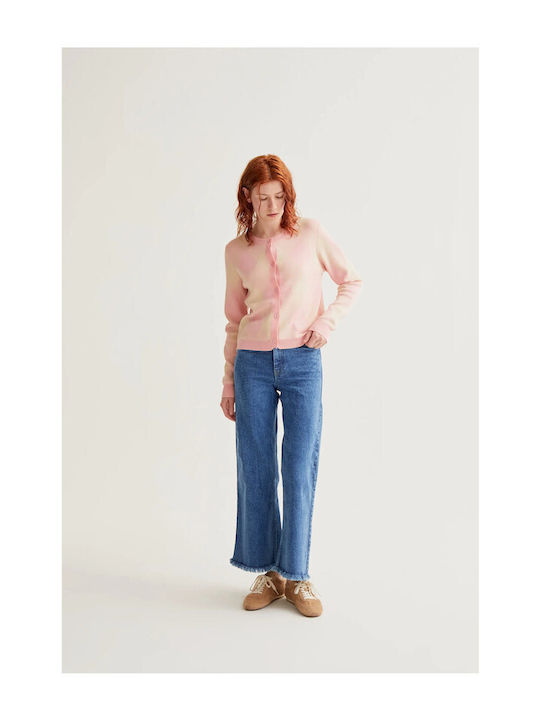 Women's Knitted Cardigan Pink