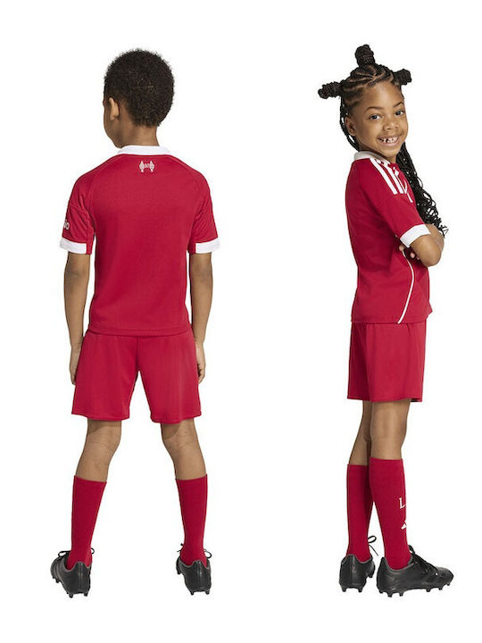 Liverpool Fc Home Kids Football Jersey Set