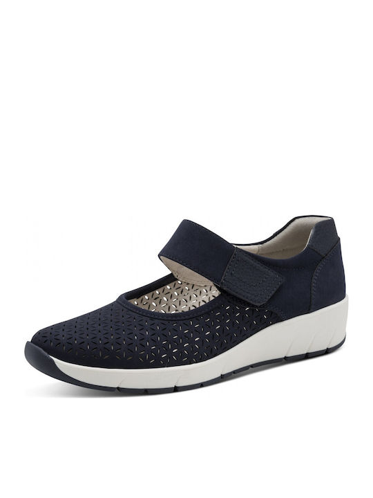 Softline Γυναικείες Μπαλαρίνες σε Navy Μπλε Χρώμα