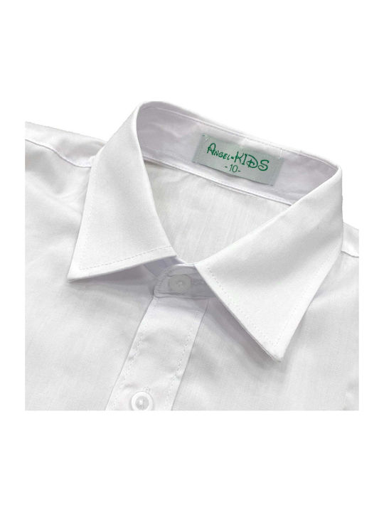 Kids Long-Sleeved Shirt White