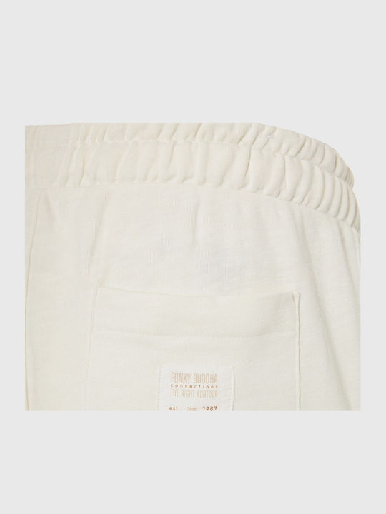 Sweatpants with Elastic Off White