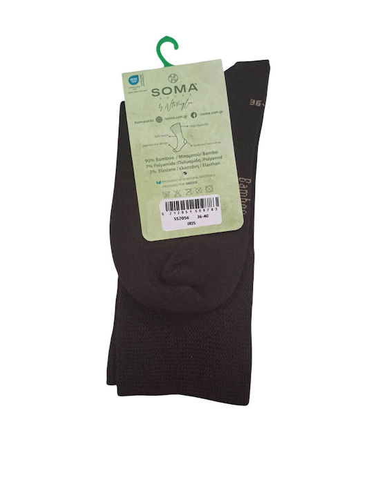 Soma Socks Γυναικείες Κάλτσες Γκρενά