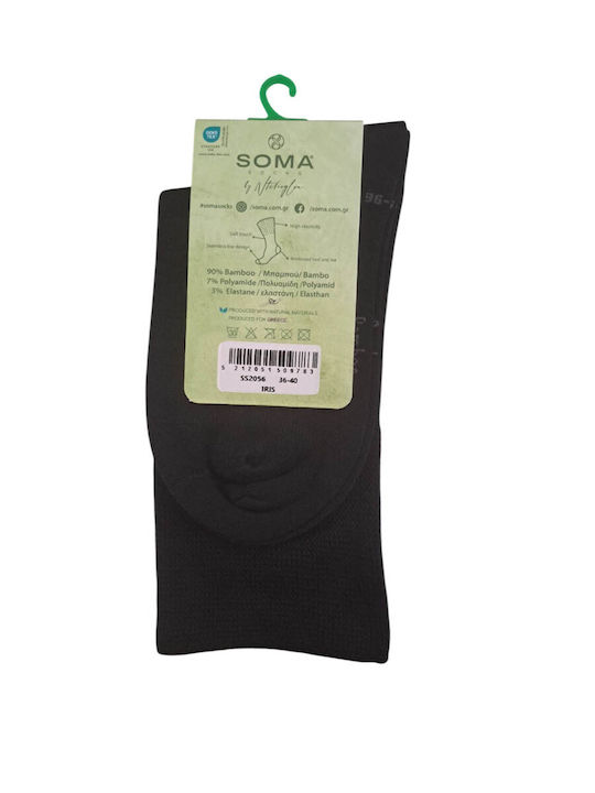 Soma Socks Γυναικείες Κάλτσες Γκρενά
