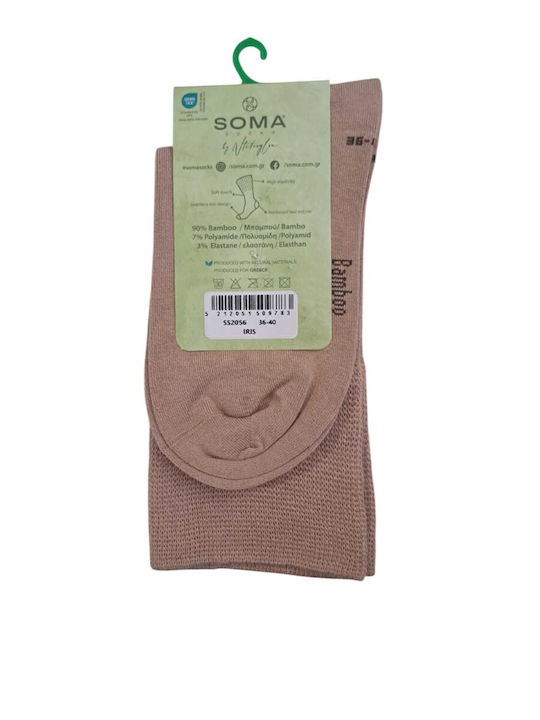 Soma Socks Γυναικείες Κάλτσες Γκρενά
