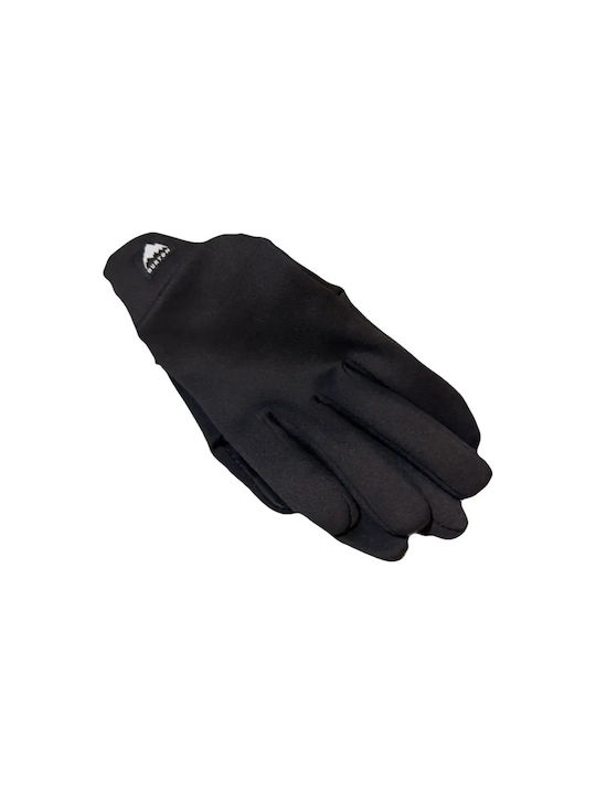 Black Men's Fleece Touch Gloves