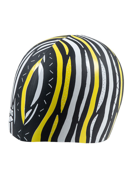 Arena Print Cap 2 – Badekappe aus Silikon 278 Streifen Arena Mehrfarbig