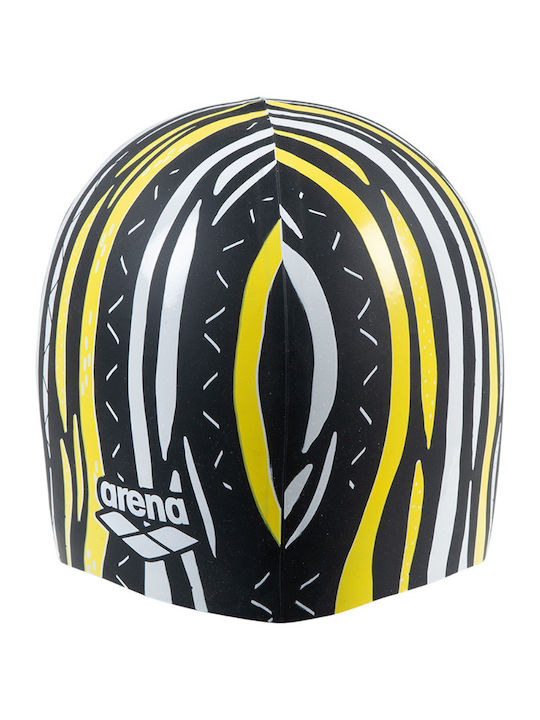 Arena Print Cap 2 – Силиконова Шапка За Плуване 278 Stripes Arena Multi