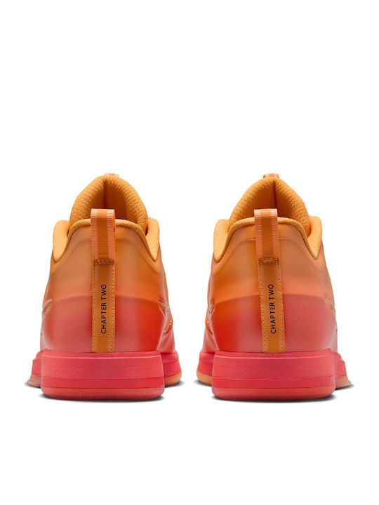 Book 2 The Phoenix Low Basketball Shoes Sundial Medium Ash Black Safety Orange Clay Orange