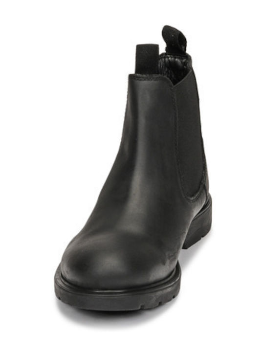 Ghete Chelsea Leather Black Chelsea Boots