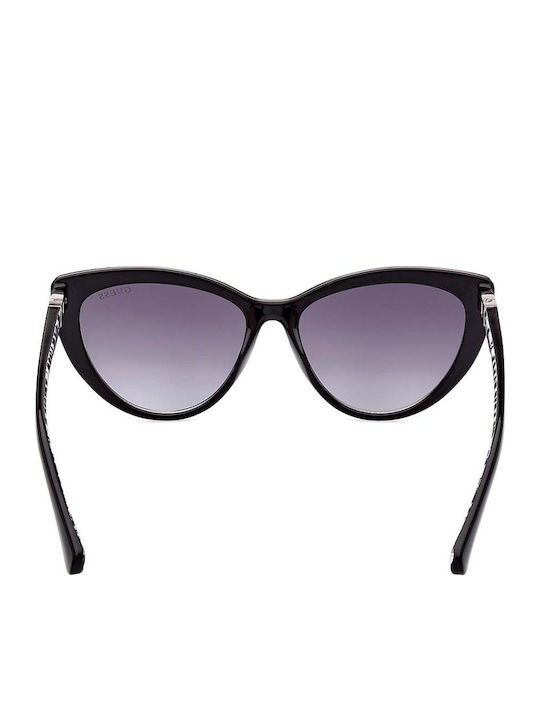 Guess Guess Women's Sunglasses with Black Tartaruga Horn-Rimmed Frame and Grey Gradient Lenses GU5211 01B