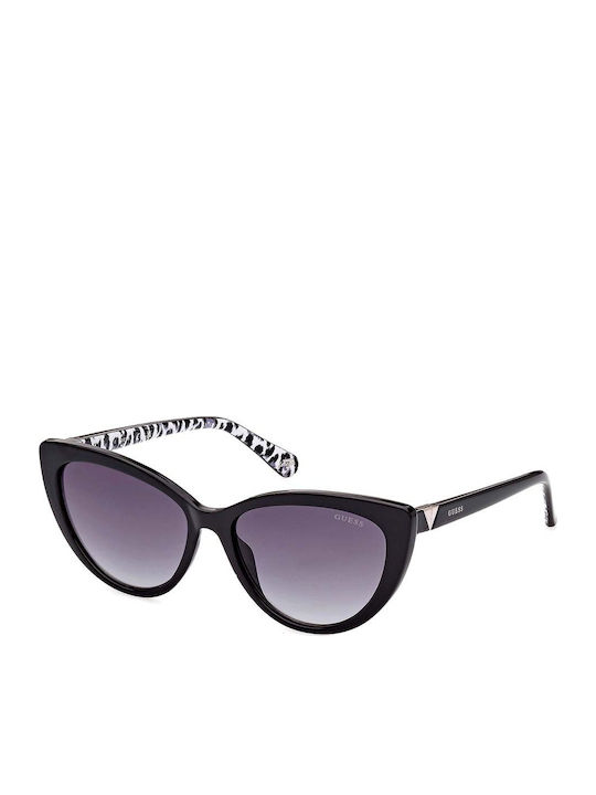 Guess Guess Women's Sunglasses with Black Tartaruga Horn-Rimmed Frame and Grey Gradient Lenses GU5211 01B