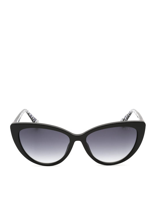 Guess Guess Women's Sunglasses with Black Tartaruga Horn-Rimmed Frame and Grey Gradient Lenses GU5211 01B