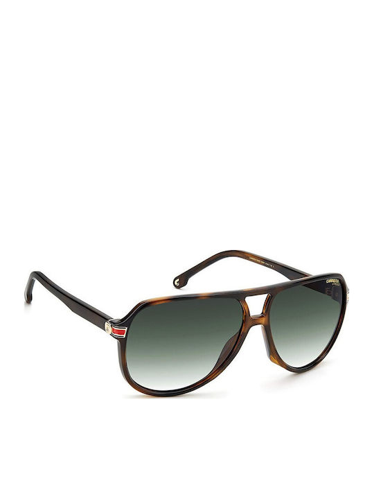 Carrera Unisex Sunglasses With Brown Tartaruga Horn-Rimmed Frame And Grey Gradient Lens 1045/S 0869K