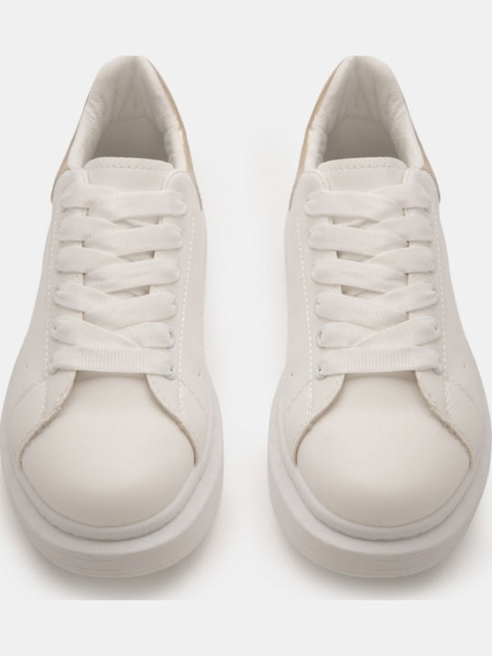Adidași Flatforms Pentru Femei Auriu