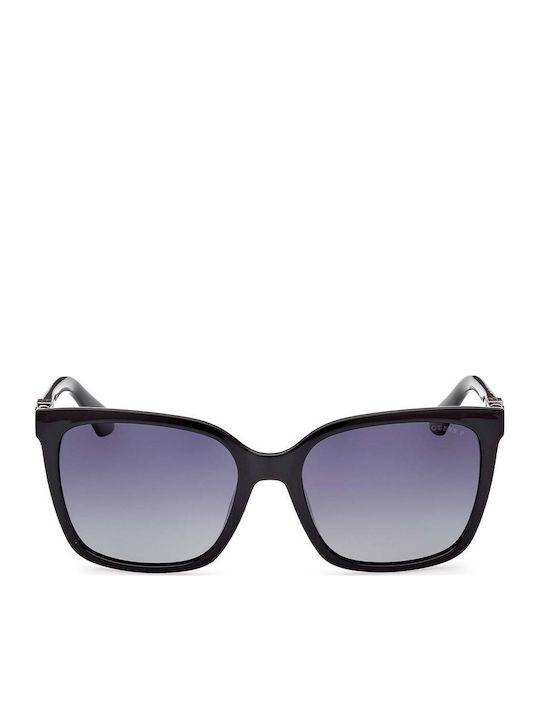 Guess Damen Sonnenbrille mit Schwarz Kunststoff Gestell und Gray Verlaufsfarbe Linse GU7865S_NERO_01D