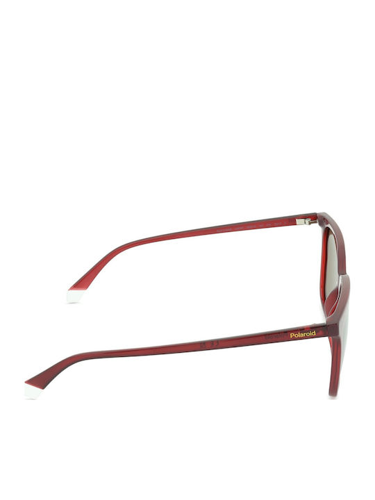 Polaroid Feminini Ochelari de soare cu Burgundy Cadru și Maro Lentilă PLD4163/S LHF/SP