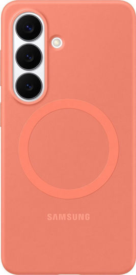 Samsung Magnet Silicone Back Cover Coral Red Galaxy S26