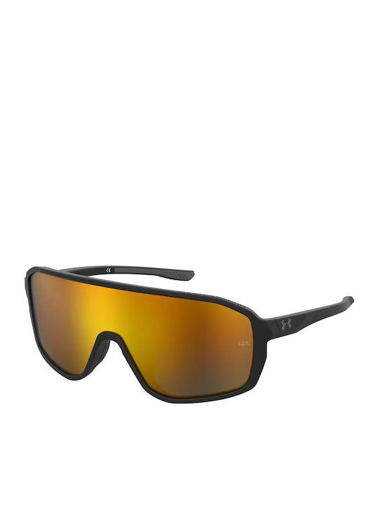 Under Armour Bărbătești Ochelari de soare cu Negru Cadru și Portocaliu Lentilă UA Gameday/G 003/50