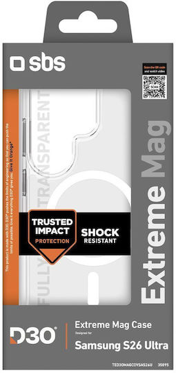 Sbs Extreme D30 Case Samsung Galaxy S26 Ultra Compatible Magsafe Transparent