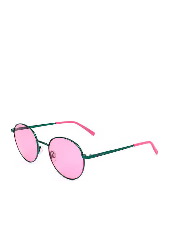 Missoni Women's Sunglasses with Green Metal Frame and Pink Lens MMI 0020/S IWB/U1