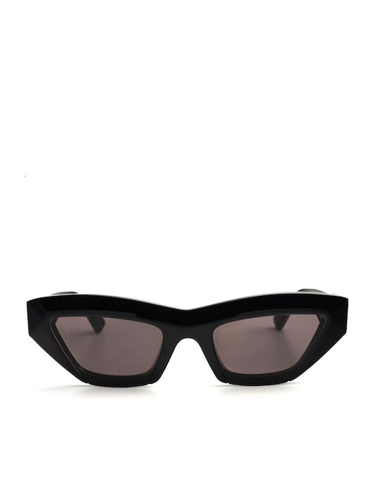Bottega Veneta Women's Sunglasses with Black Plastic Frame and Black Lens BV1219S 001