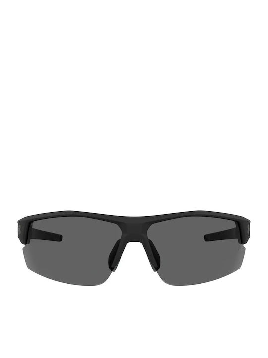 Under Armour Skillz Unisex Sunglasses with Black Plastic Frame and Black Lens