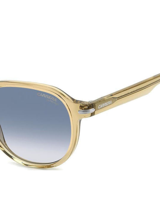 Carrera Unisex Sunglasses With Brown Horn-Rimmed Frame And Grey Lens 376/S TUI/08