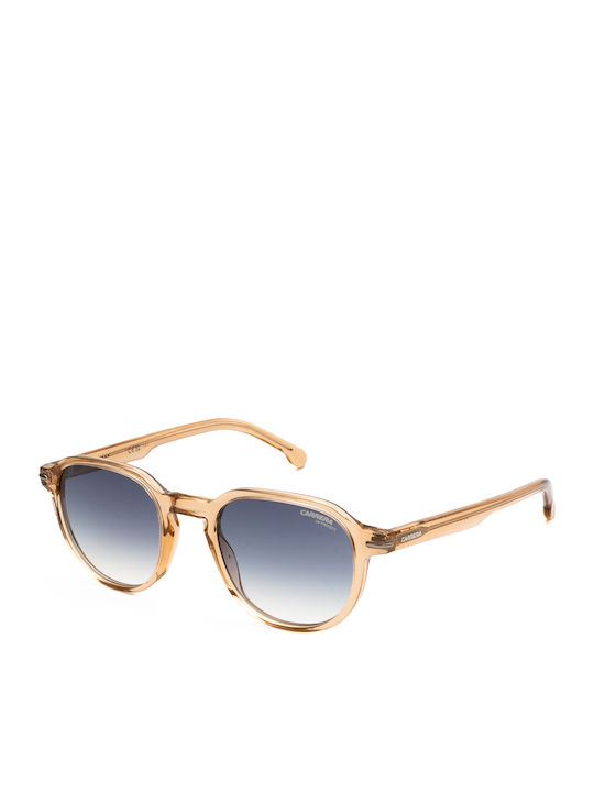 Carrera Unisex Sunglasses With Brown Horn-Rimmed Frame And Grey Lens 376/S TUI/08