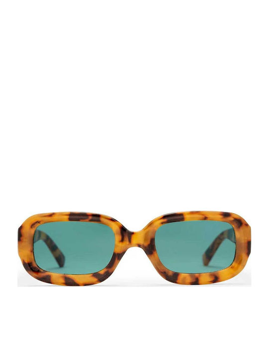 Chpo Unisex Sunglasses with Brown Tartaruga Frame and Brown Lens 16135BE