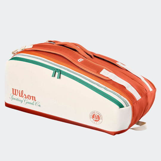 Wilson Super Tour Tennis Case 9 Rackets Orange