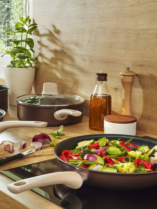 Tefal Eco-respect Тиган от Алуминий с Незалепващо Покритие 28см